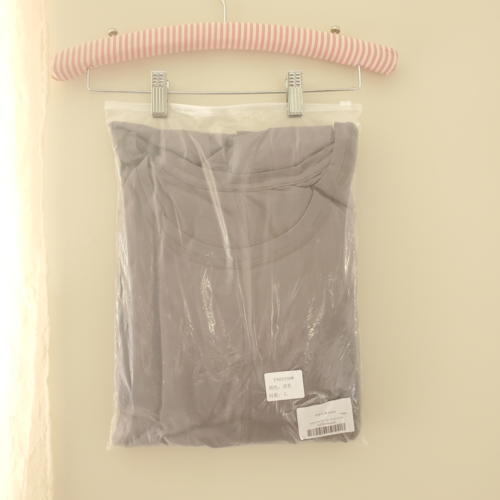 Light Gray Wide Leg Jumpsuit L - Picture 5 of 11